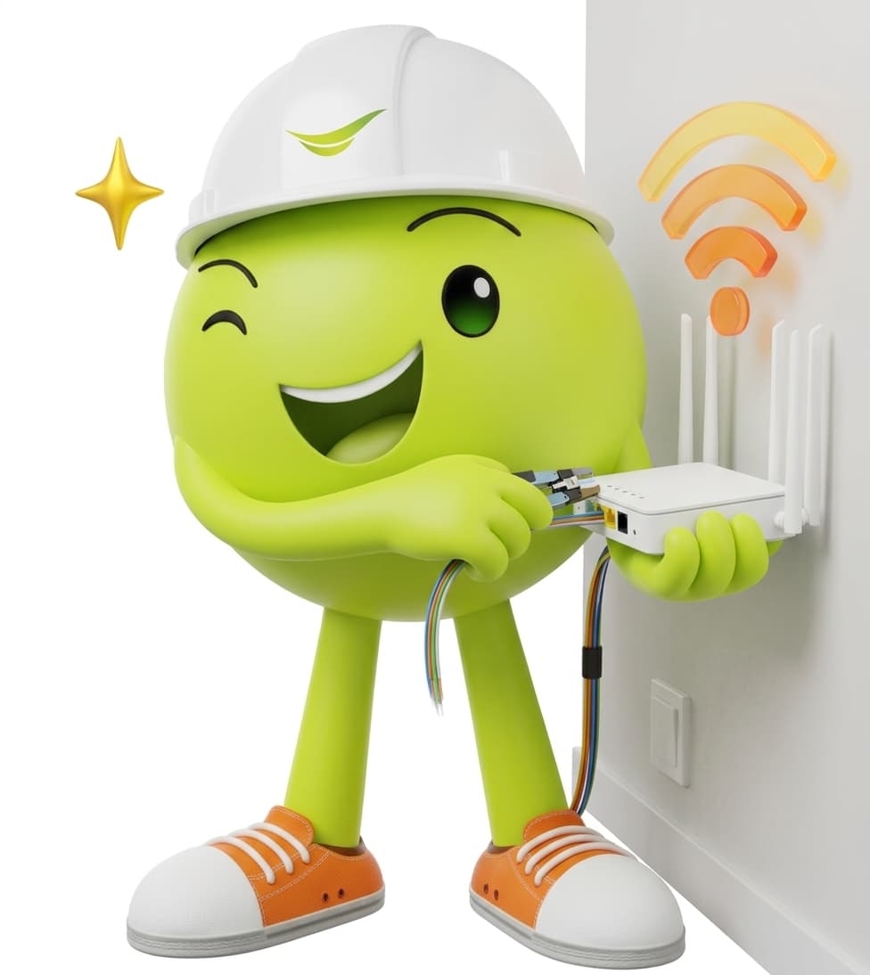 ขั้นตอนที่ 6: ช่างติดตั้งและตั้งค่า WiFi - ติดเน็ตคอนโด อพาร์ทเมนท์